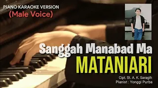 sanggah manabad ma mataniari piano karaoke version male voice lagu rohani simalungun