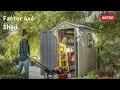Keter Factor 4x6 Shed Durable Compact and Perfect for Small Spaces