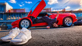 Я переобулся и уехал на Lamborghini Diablo