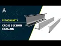 PythonParts Cross Section Catalog