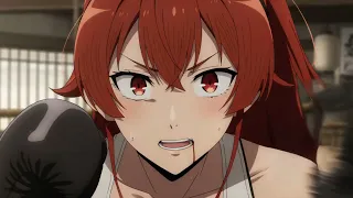 Nina Isolte Eris Sparring Session Mushoku Tensei - Female Boxing AI Animation