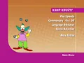 Gameplay - 4509 The Simpsons The Complete Fourth Season Disc 1 DVD Menu