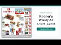 Redner s Weekly Ad 26 - 26 Top Deals