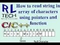 024 All in one character type array pointers and functions in c
