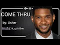 COME THRU - summer Walker ft. Usher (HIP HOP)