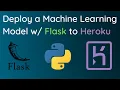 Deploy a Machine Learning Model using Flask API to Heroku