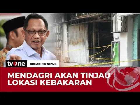Mendagri Akan Datangi TKP Gedung Terra Drone yang Terbakar