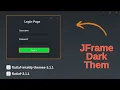 How to Create a Dark Theme Login Page with JFrame FlatLaf Java Netbeans Tutorial