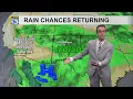 More widespread storms in eastern New Mexico cooler