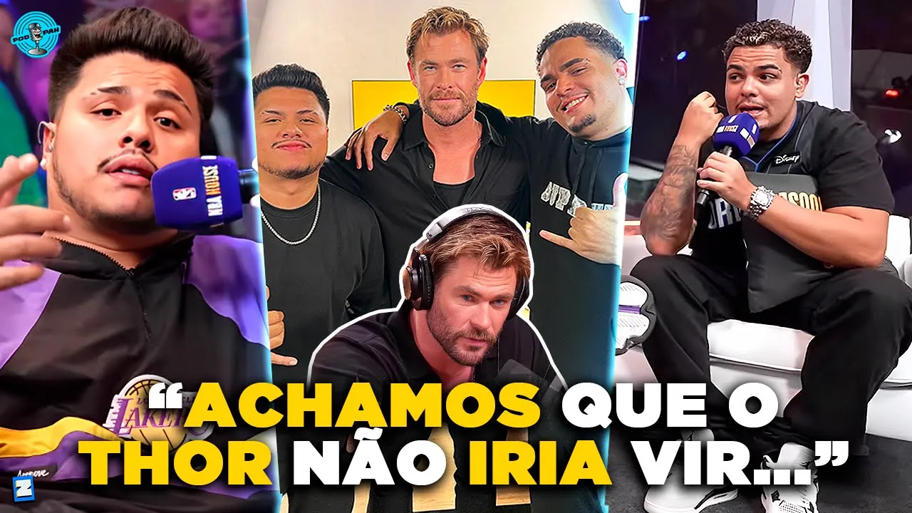 Como foi receber o CHRIS HEMSWORTH no PODPAH
