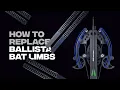 REPLACING LIMBS ON BALLISTA BAT PISTOL CROSSBOW