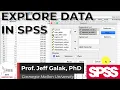 Exploring Data Explore with SPSS Tutorials SPSS Tutorial