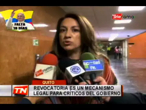 Revocatoria es un mecanismo legal para críticos del gobierno