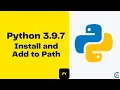 How to download and install python 3 9 7 ll install python on windows in 2022 python 2022