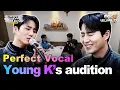 Lagu [Sub] Young K’s  Audition to Become Main Vocal🎤 on Hang Out with Yoo #day6 #youngk