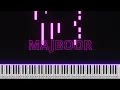 Majboor Piano Tutorial Cover| Zoha Waseem Verse | #majboor #piano #viral #video  