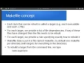 Make and makefiles