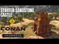 Conan Exiles Enhanced Starter Sandstone Castle Tutorial No Mods