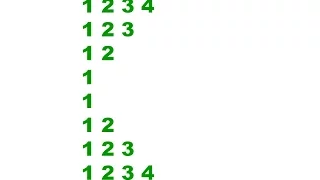 Number pattern program in java series 2