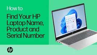 How to find your HP laptop name product number and serial number HP Support