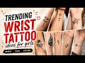 Tiny Wrist Tattoos That Look Like Fine Jewelry