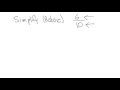 How to simplify