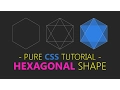 Create Hexagon Using Css - html css tutorial