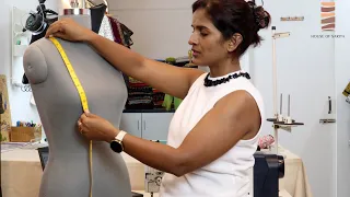 how to take body measurements for saree blouse
