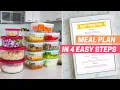 HOW TO MEAL PLAN IN 4 EASY STEPS My Simple System to Make a Meal Plan in 15 Minutes