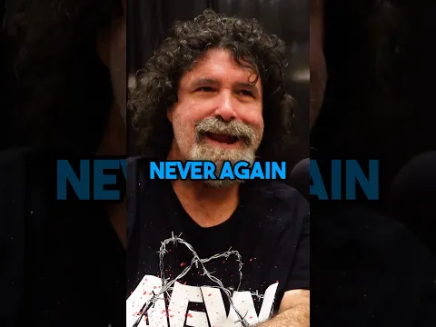 Mick Foley will NEVER share a room with The Blue Meanie again 💨 #mickfoley #aew #ecw