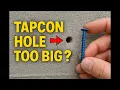 What To Do If Tapcon Screw Anchor Hole Is TOO BIG