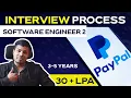 PAYPAL SOFTWARE ENGINEER 2 Interview process Tamil
