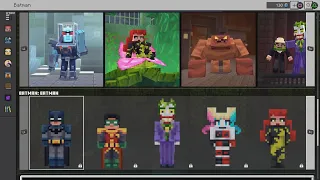 All 18 Batman Minecraft Skins