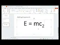 How to Add Exponents in PowerPoint Superscript or Subscript