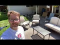 First look at a 4 Piece Patio Set from Hampton Bay