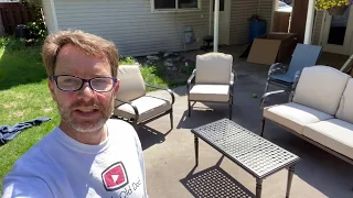 First look at a 4 Piece Patio Set from Hampton Bay