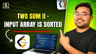 Two Sum II Two Pointer Technique Sorted Array DSA Interview Problem