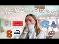 COLLEGE TRANSFER DECISION REACTIONS 2021 BU UNC Syracuse American top communication schools