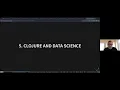 Data science in Clojure Almost Ready Already Useful - with Daniel Slutsky