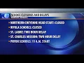 School closures for Wednesday Feb 6