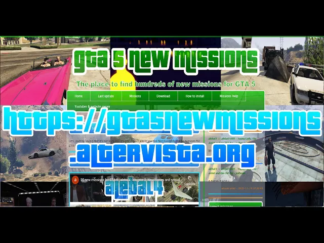 alebal3-7 - New missions for GTA 5 - 70 new missions [Mission Maker]