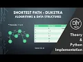Shortest Path - Dijkstra in Python Theory Implementation Data Structures and Algorithms