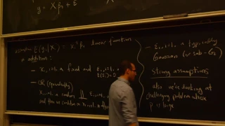 Lecture 17 Sparsity and the lasso