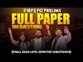 Download Lagu IBPS PO Prelims Full Expected Paper (100 Ques.) by YesOfficer Team 🔥 || Quant Reasoning English ✅
