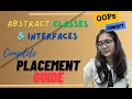Abstract classes Interfaces in Java OOPs Object Oriented Programming Placement Guide
