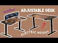 WAYFAIR Height Adjustable Standing Desk Unboxing and Assembly