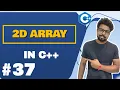 2D Array in detail 2 Dimensional Array Array and loop C Tutorial for Beginners