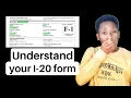 Everything about the I-20 form for F-1 visa processing