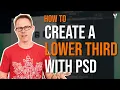 Ventuz Tutorial Episode 1 How to create a lower third with PSD layers in Ventuz