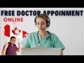 How To Get FREE Online Doctor Appointments in Ontario